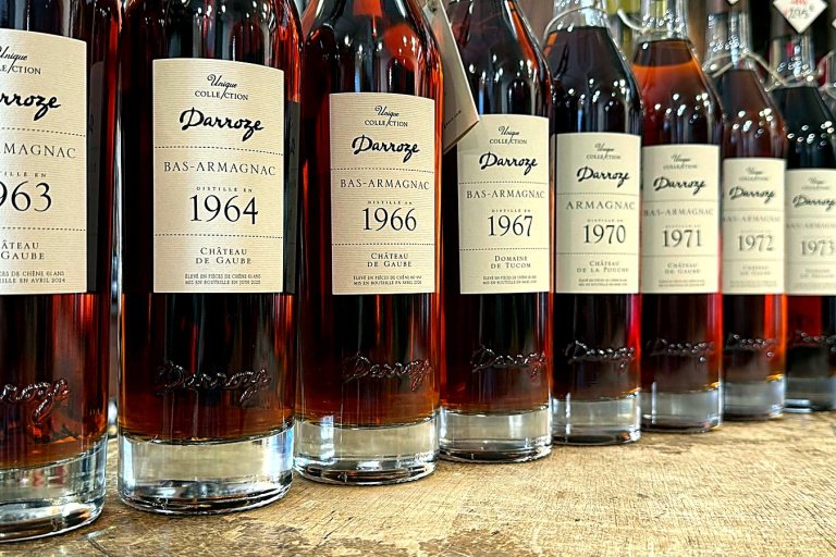 Bas-Armagnacs Dauvy millésimés de 1963 à 1975, Maison Busquets Toulouse